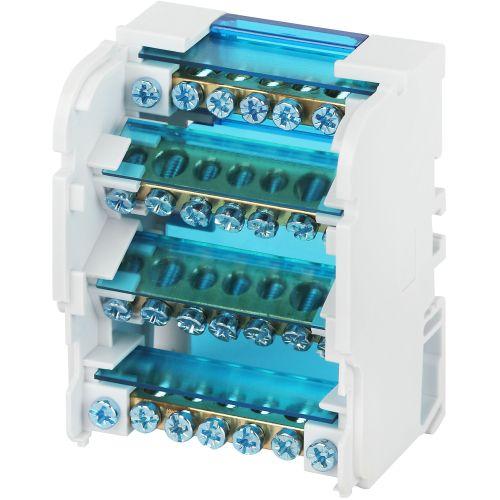 Шины на DIN-рейку NO-224-15 в корпусе (кросс-модуль) ШНК 4х7 3L+PEN (74/1554) ЭРА Б0043933