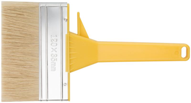 Макловица натуральная светлая щетина сплошной пластиковый корпус полая ручка "мини" 35х125мм FIT 01648