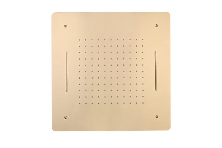 Потолочный душ 2-х функциональный из нерж. стали Gold