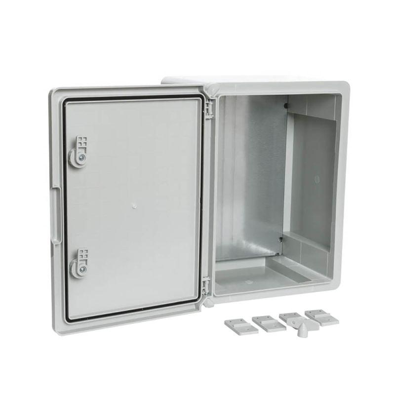 Корпус пластиковый с монтажной панелью ЩМП IP65 сер. дверь 400х300х220 Промрукав PR08.26511