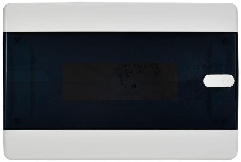 Корпус ЩРВ-П-12 UNION Compact IP41 черн. прозр. дверь пластик. IEK UIC-KP12-V-12-41-K01