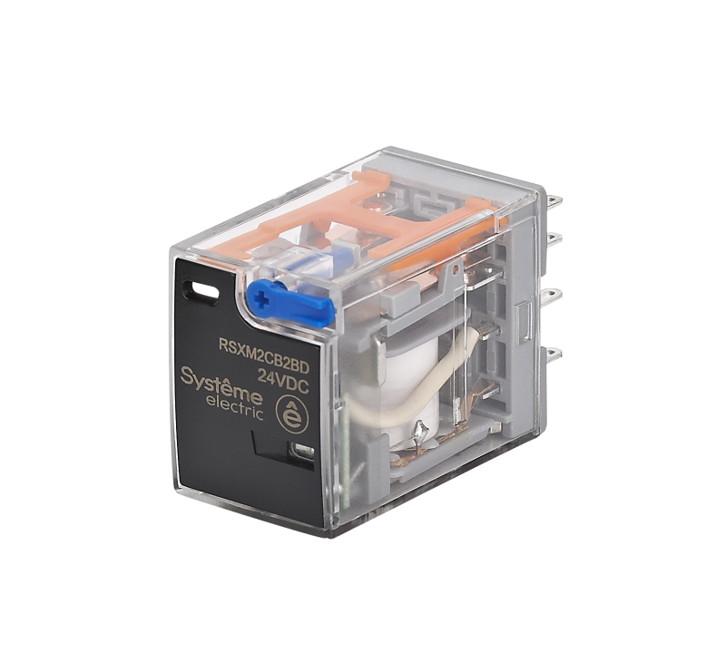 Реле 10А 2CO 24В DC тест кнопка LED SE RSXM2CB2BD