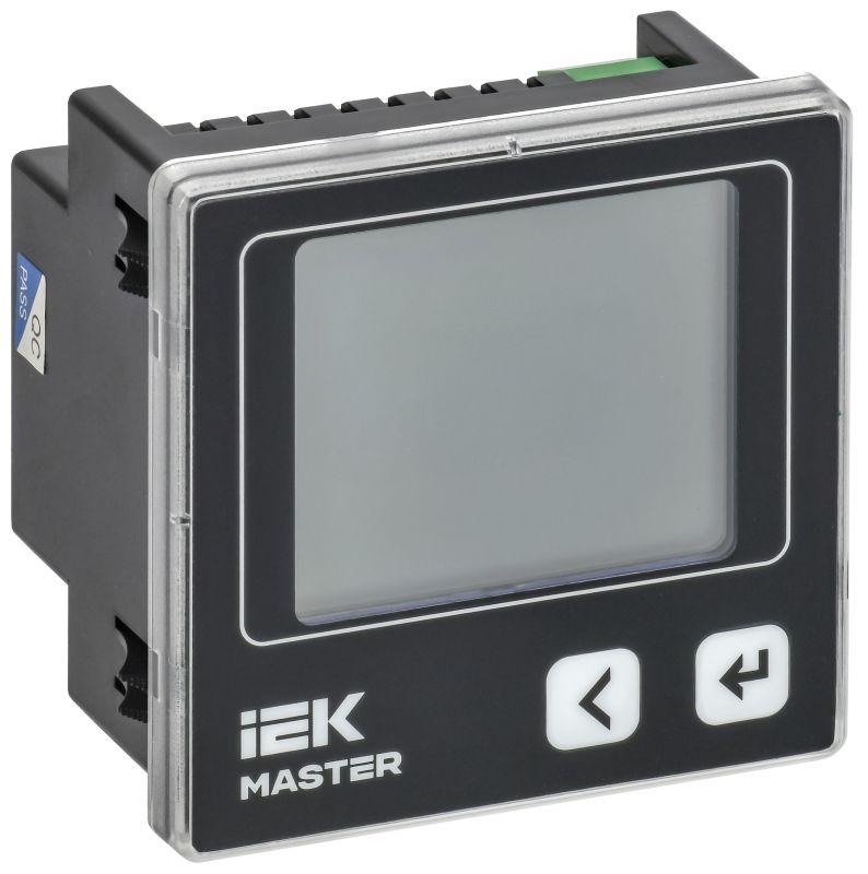 Вольтметр цифровой щитовой 1ф RS-485 72х72 LCD MASTER IEK MI-DV11-6-1-1-LCD
