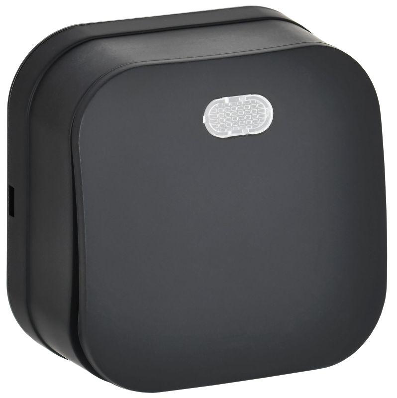 Выключатель 1-кл. ОП GLORY ВС20-1-1-ХЧм 10А с индикацией черн. матов. IEK EVH11-K02M-10