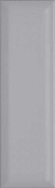 Плитка Аккорд серый грань 8,5х28,5, 9014