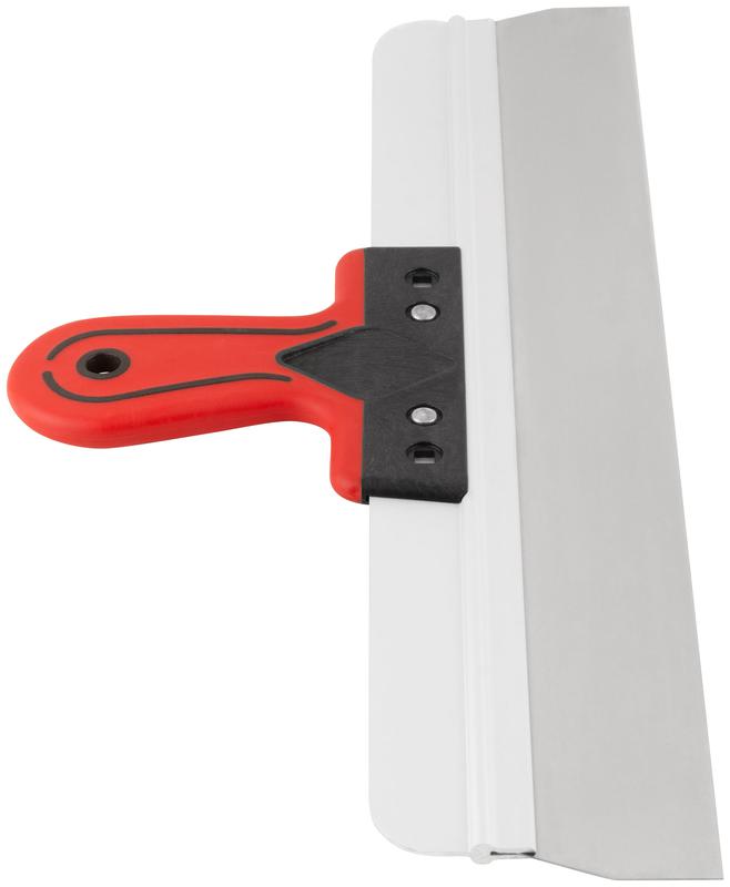 Шпатель фасадный Профи 450мм прорезиненная ручка нерж. сталь КУРС 06427