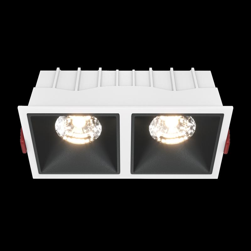 Светильник Alfa LED 2х15Вт 3000К 36град. Dim Triac встраив. Maytoni DL043-02-15W3K-D-SQ-WB
