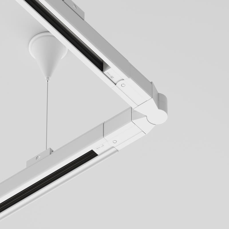 Коннектор поворотный шарнирный Trinity бел. Voltega TRA-VGL005CS-31W