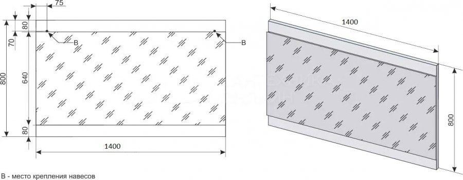 Зеркало "Даллас 140", Люкс белое