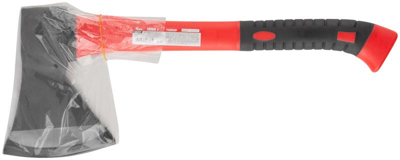 Топор 1000г усиленная стеклопластик. ручка; кованая сталь КУРС 46203