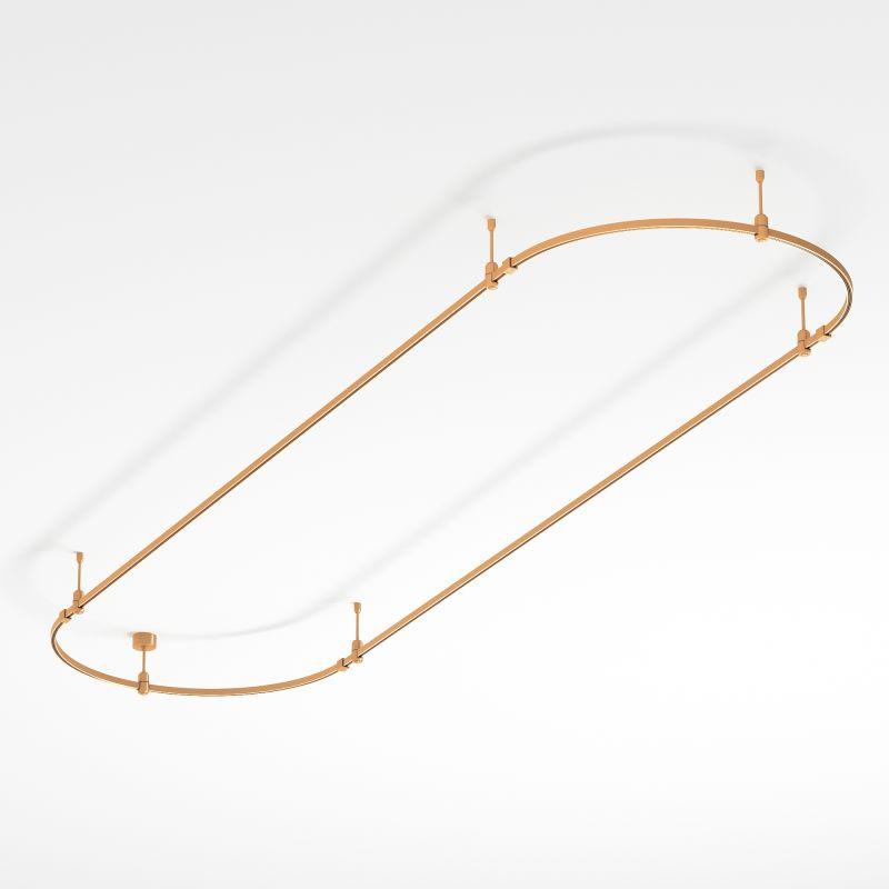 Трек ART-APRIORI-OVAL-ROD-200-3000х1000 GD IP20 метал. Arlight 048502