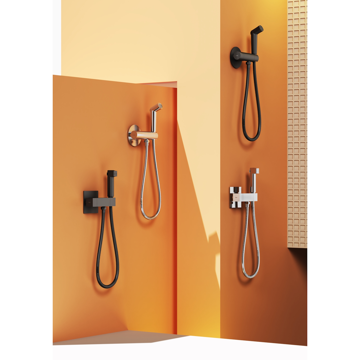 Гигиенический душ с термостатом Raglo R23.56, хром