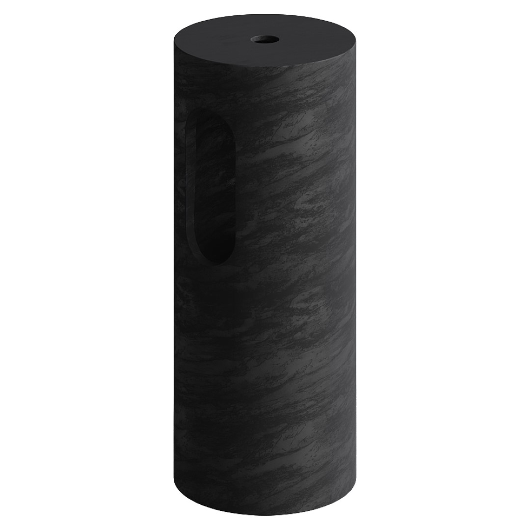 Пьедестал для раковины SOLE Corian 300*720 Black Wood