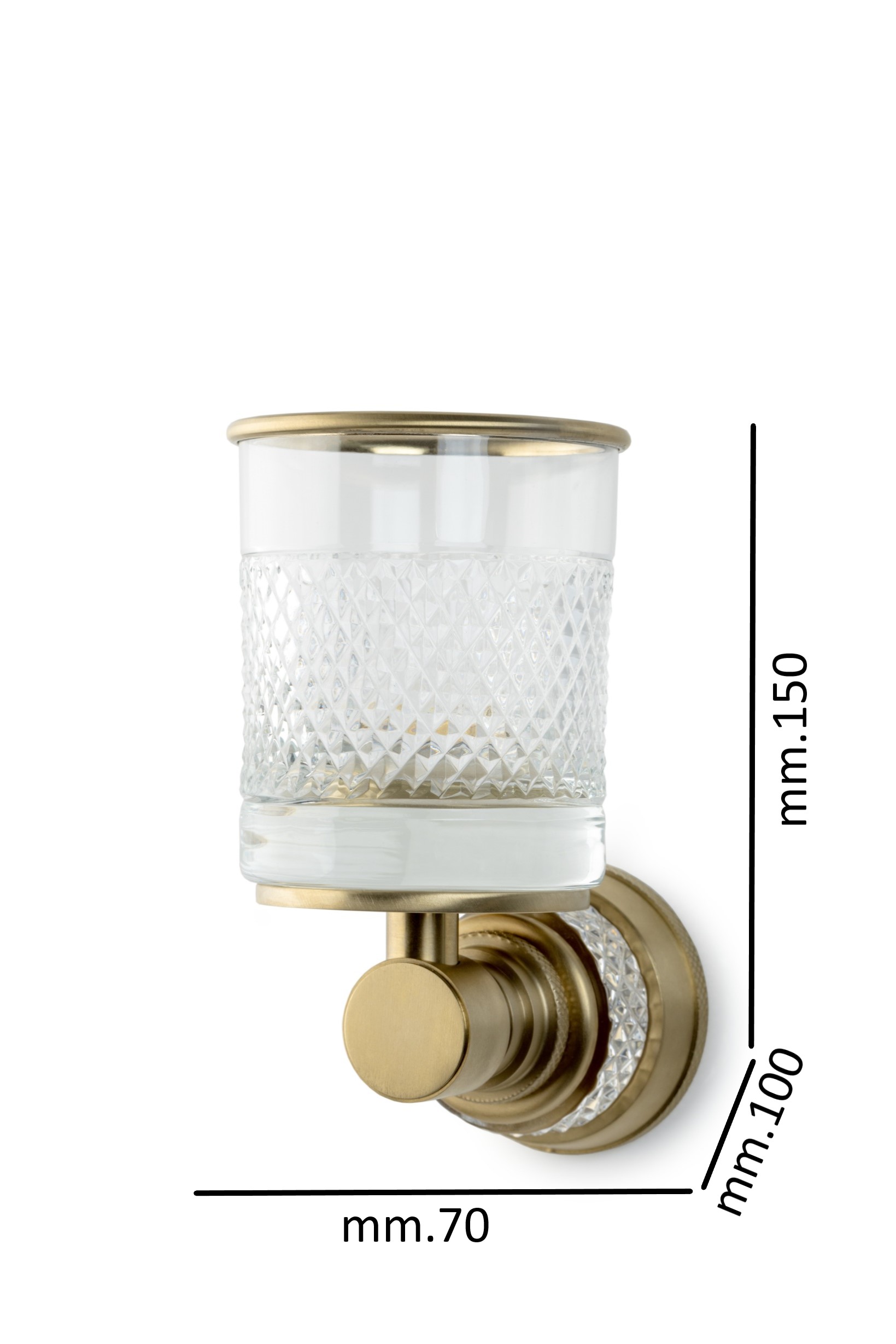 Держатель туалетной бумаги с крышкой AURA Chrome