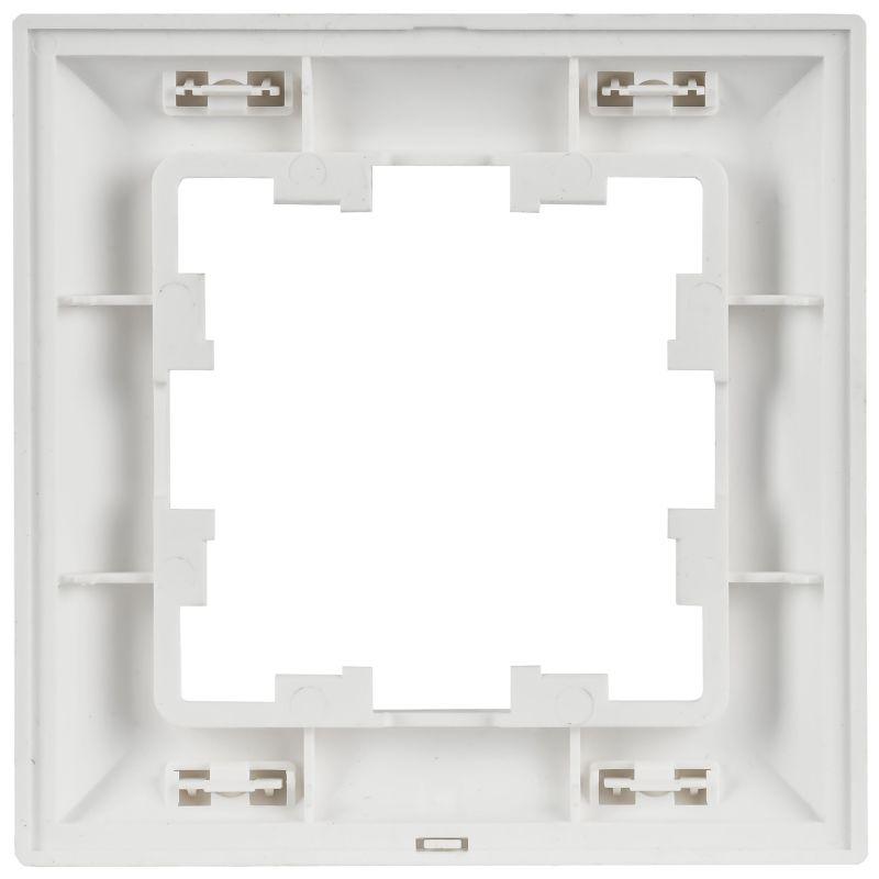 Рамка 1-м BRITE РУ-1-БрАБ арктич. бел./бел. IEK BR-M12-12-K91