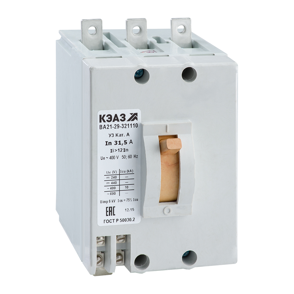 Выключатель автоматический ВА21-29В-321110-16А-12Iн-660AC-У3