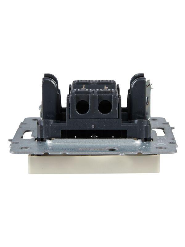 Выключатель 1-кл. СП BRITE ВС10-1-0-БрКр 10А механизм беж. IEK BR-V10-0-10-K10