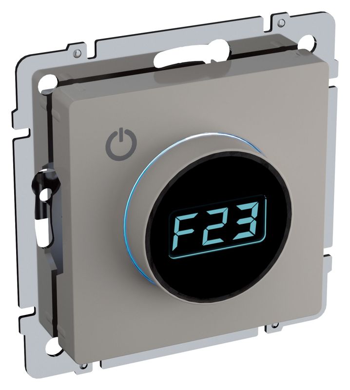 Термостат электронный с индик. BRITE СП IP20 ТС10-1-БрКр механизм беж. IEK BR-RT11-K10