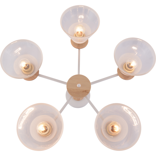 Люстра Theothila 9177-305 60Вт 5хE27 модерн Rivoli Б0068467