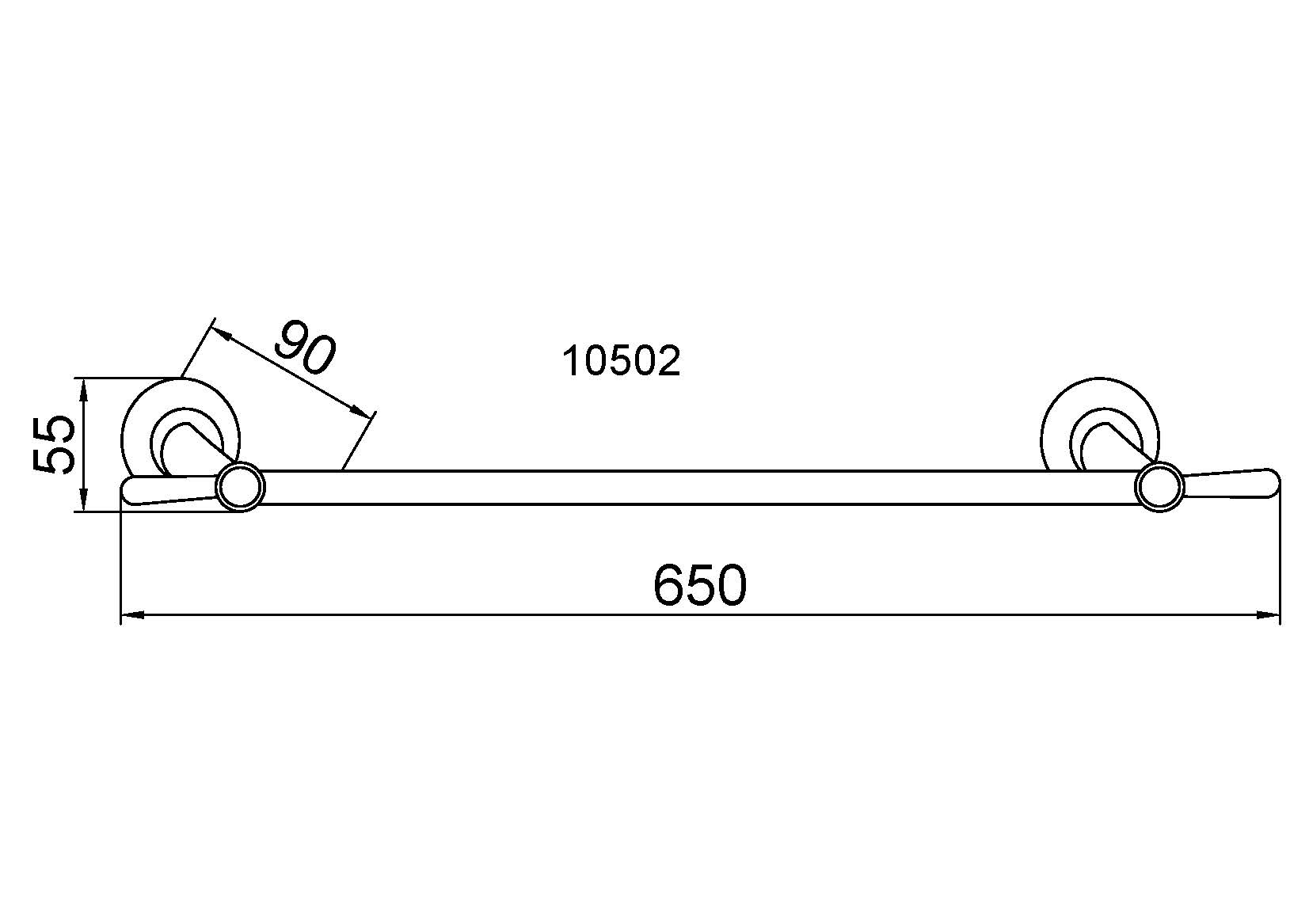 Держатель для полотенца CHIARO