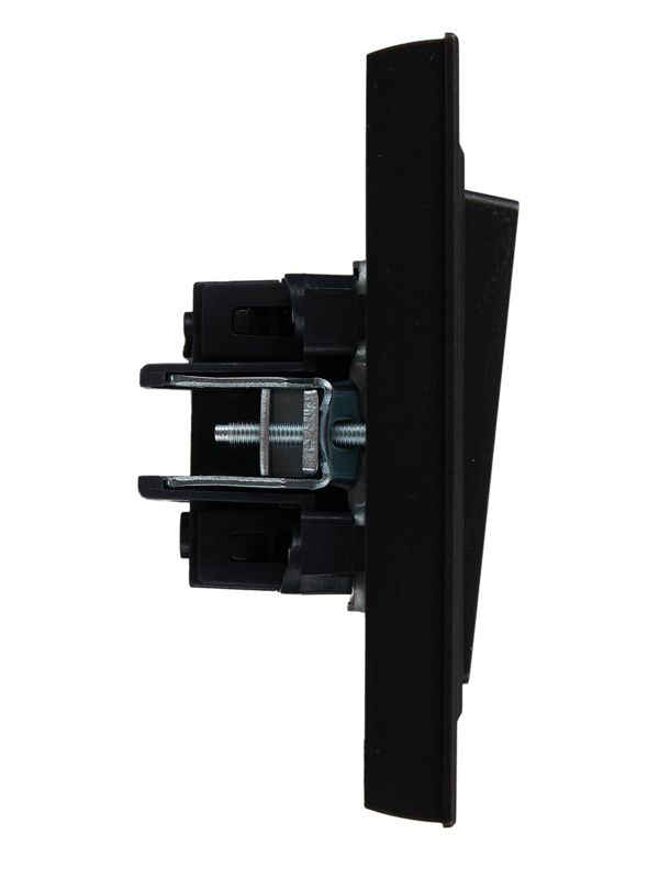 Выключатель 2-кл. СП BRITE ВСР10-2-0-БрЧ 10А в сборе черн. IEK BR-V20-0-10-K02-F