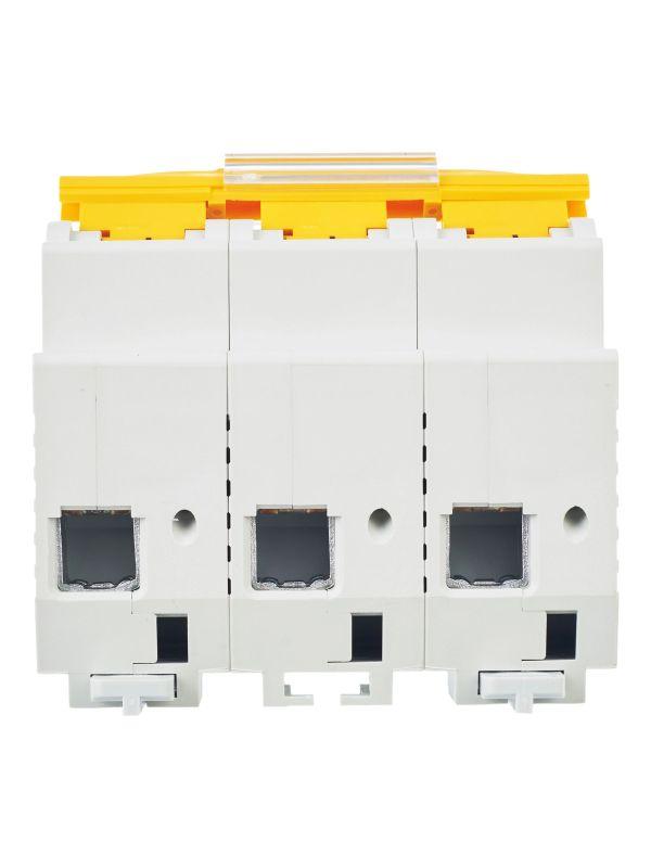 Выключатель автоматический модульный 3п D 25А 10кА ВА47-100 KARAT IEK MVA40-3-025-D