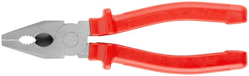 Плоскогубцы комбинированные "Лайт" 200мм пластик. ручки полированная сталь КУРС 47545