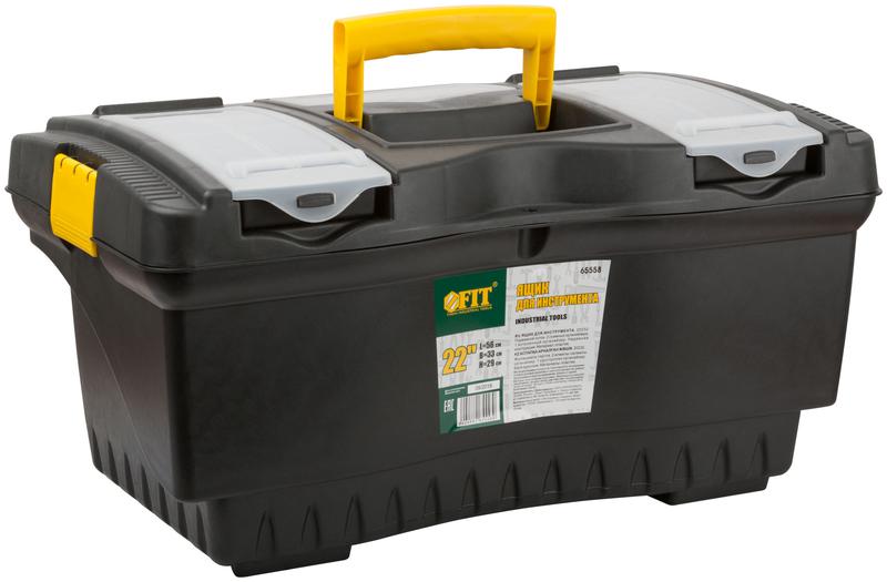 Ящик для инструмента пластик. 22дюйм ( 560х330х290мм ) FIT 65558