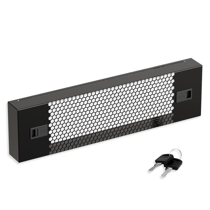 Экран защитный перфорир. 3U 19дюйм RAL 9004 черн. SYSMATRIX PS 0300.9000