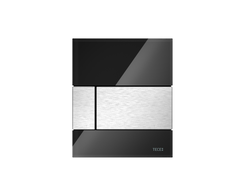 Стеклянная панель смыва TECE square 9242806 с картриджем для писсуара
