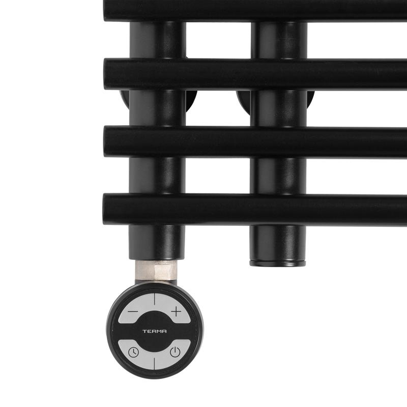 Полотенцесушитель Pino black П21 500х1000 электро встроен. диммер Royal Thermo НС-1434028