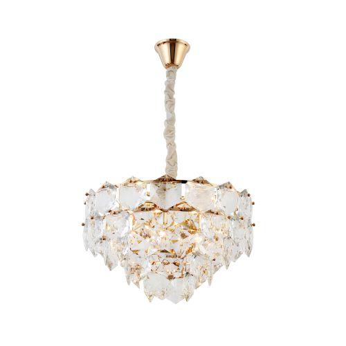 Люстра Rike 1023-208 40Вт 8хE14 хрусталь классика Rivoli Б0050244