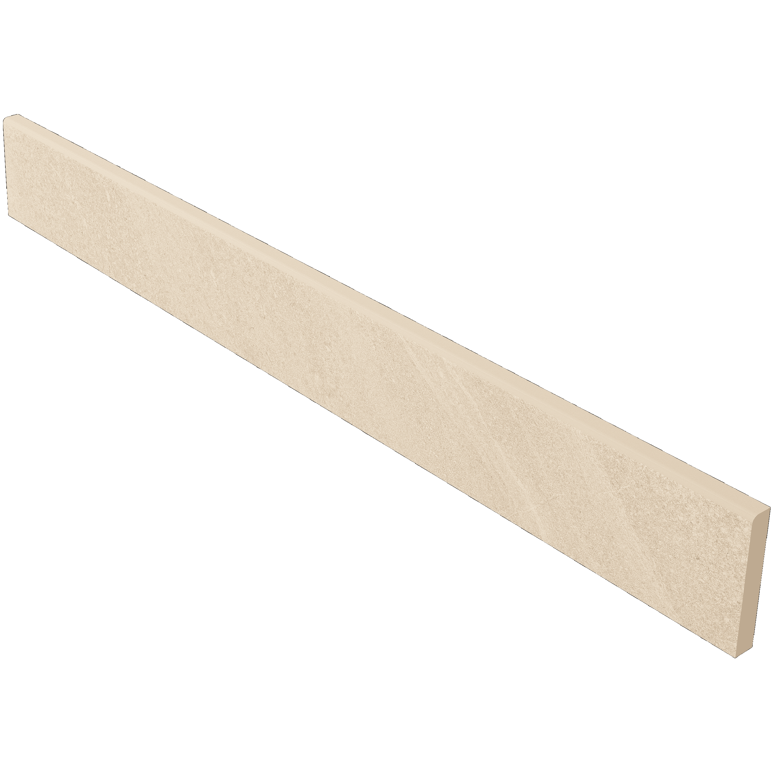 Плитка из керамогранита матовая Estima Gabbro белый (Skirting/GB01_NS/7x60)