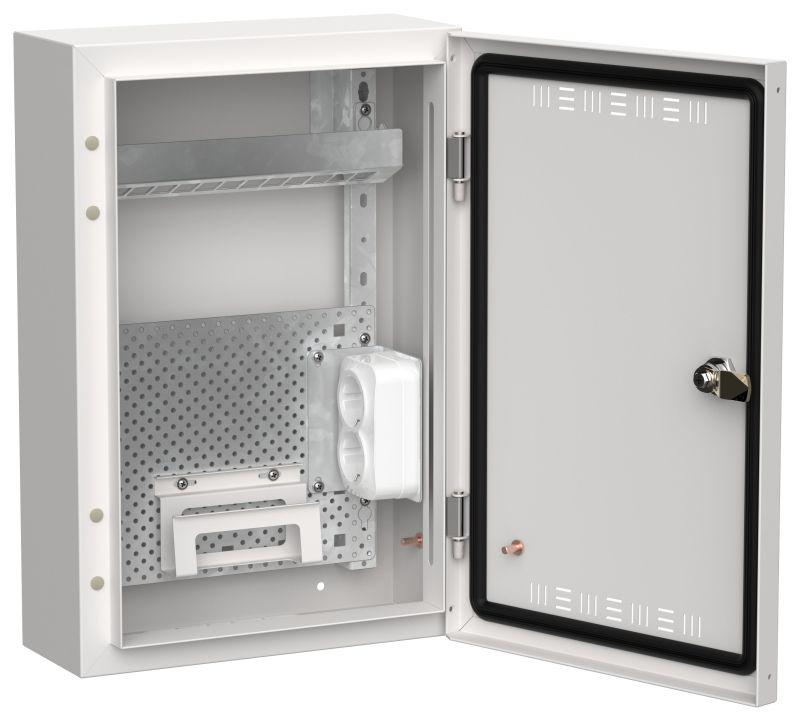 Корпус мультимедиа ЩРн-24 (1х24) TITAN 5 бел. IEK TI5-51-N-024-30