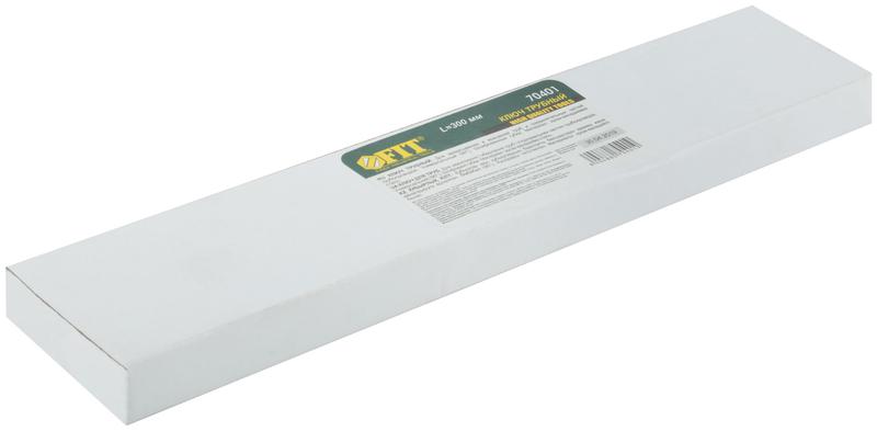 Ключ трубный газовый профи 90г тип L CrV сталь 1дюйм 300мм FIT 70401