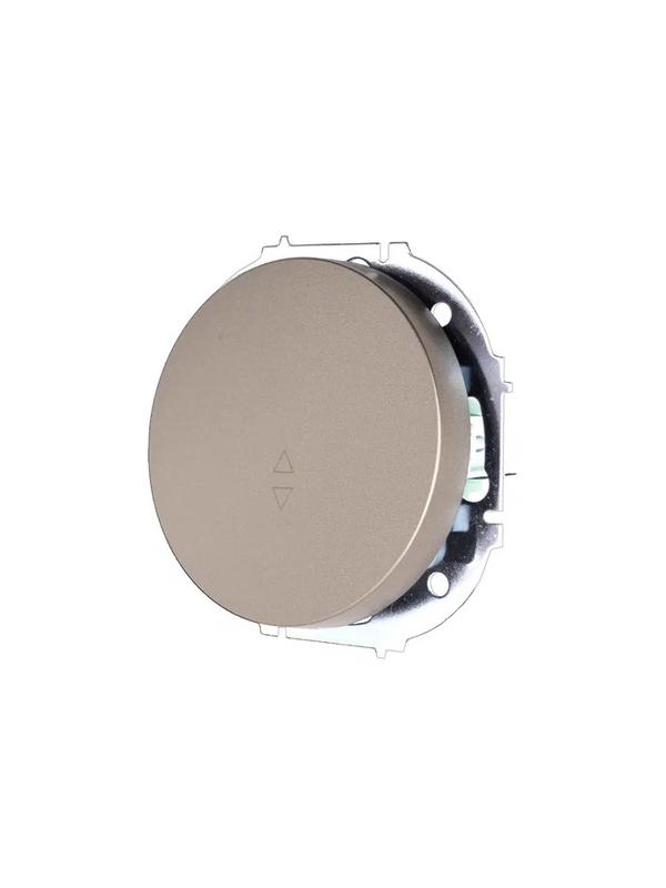 Выключатель проходной 1-кл. СП OSEN 10А IP20 механизм титан LEZARD 743-3788-105