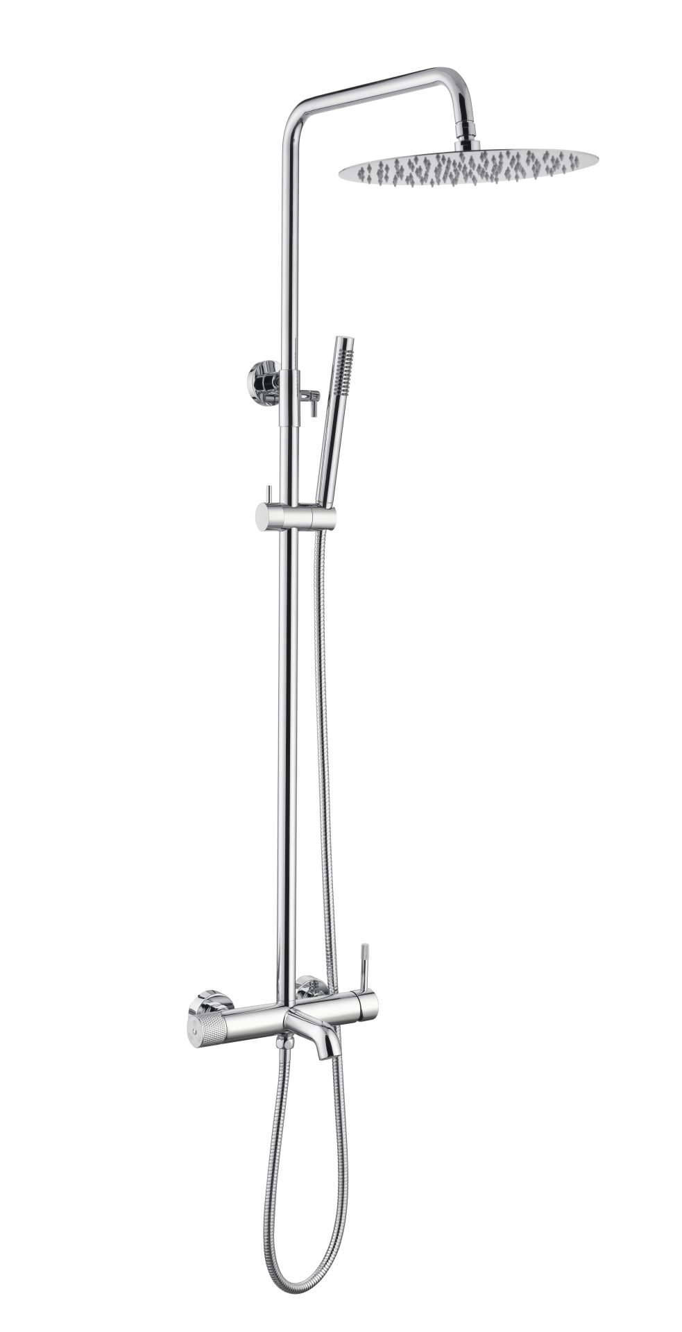 Стойка для душа со смесителем UNO хром