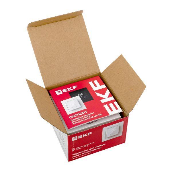 Термостат для теплых полов электронный 16А 230В бел. EKF ett-10