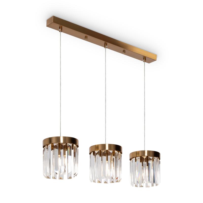 Светильник Evoke 40Вт E14х3 IP20 подвесной Freya FR5330PL-03BZ