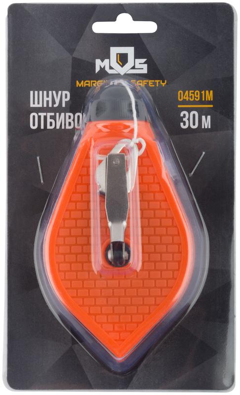 Шнур отбивочный пластиковый корпус 30м MOS 04591М