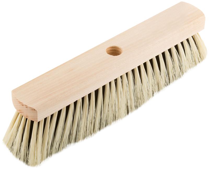 Щетка для пола деревянная овальная 6-ти рядная 265мм КУРС 68042