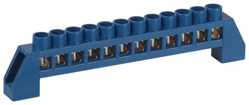 Шина N ноль в изоляторе ШНИ-8х12-12-Д син. NO-224-65 Эра Б0062967