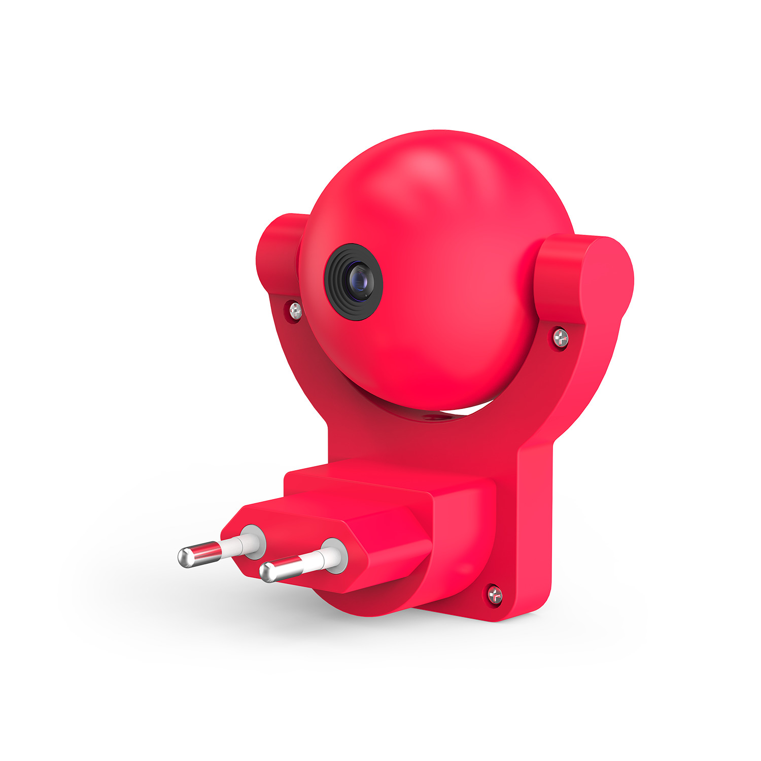 Светильник ночник розеточный 0.5 Вт Розовый IP20 с фиксированной проекцией и датчиком освещённости MOOD Gauss