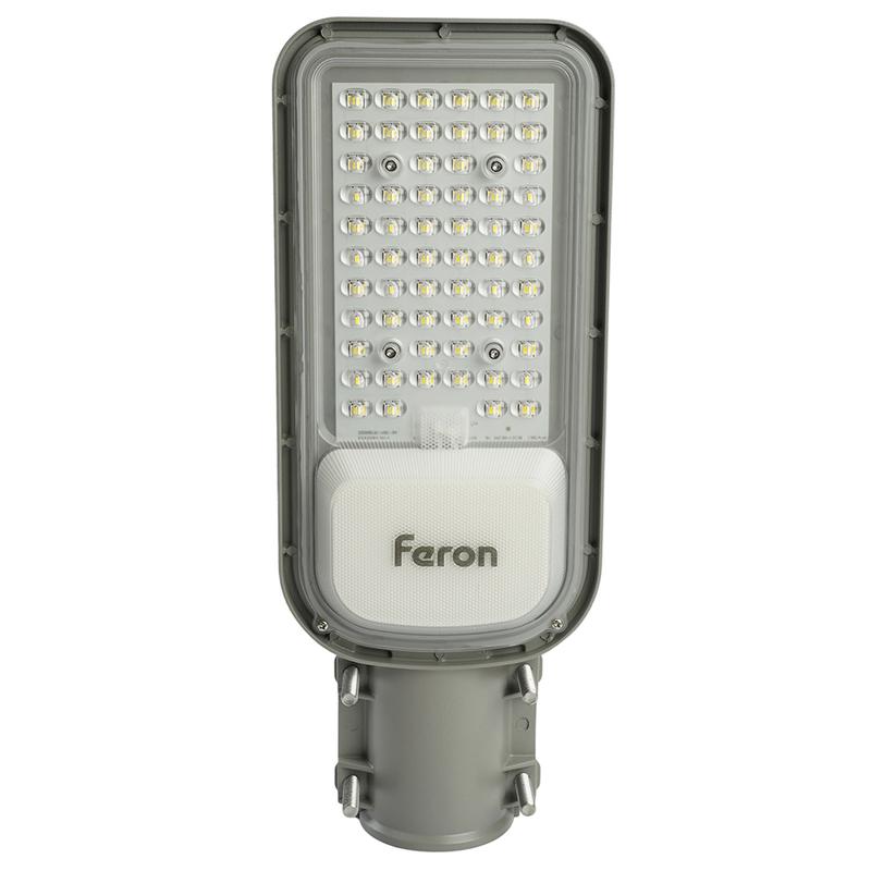 Светильник светодиодный уличный 50Вт 5000К AC230В/ 50Гц сер. (IP65) SP3040 FERON 41548