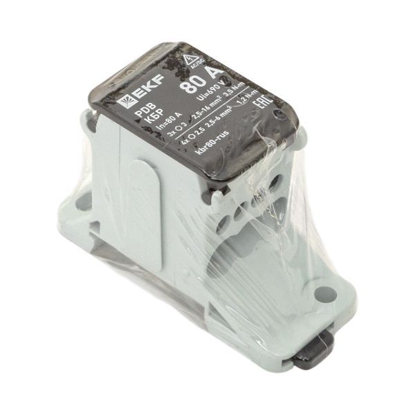 Блок распределительный клеммный КБР 80A EKF kbr80-rus