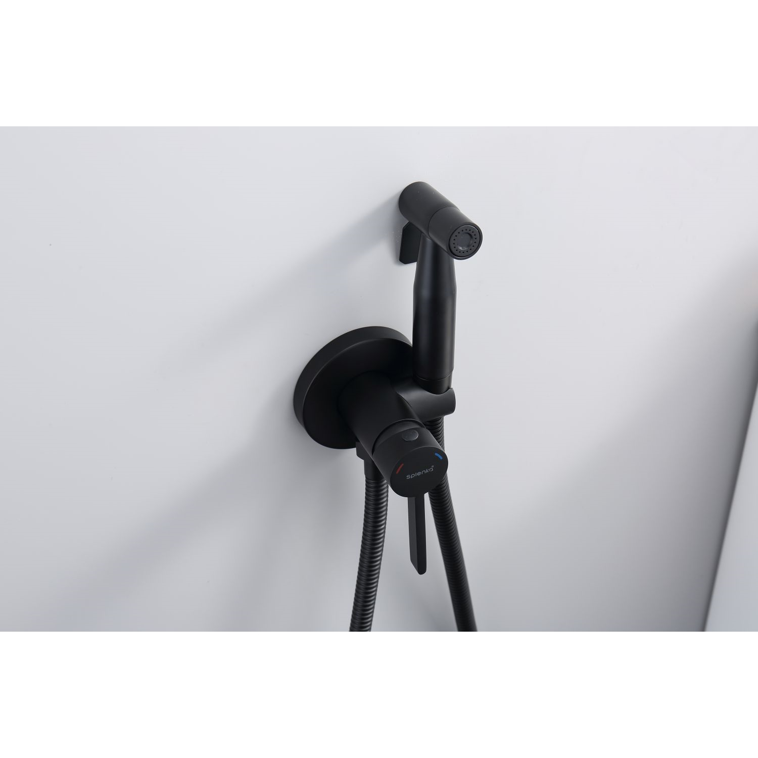 Гигиенический душ со смесителем Splenka S221.52.06, черный