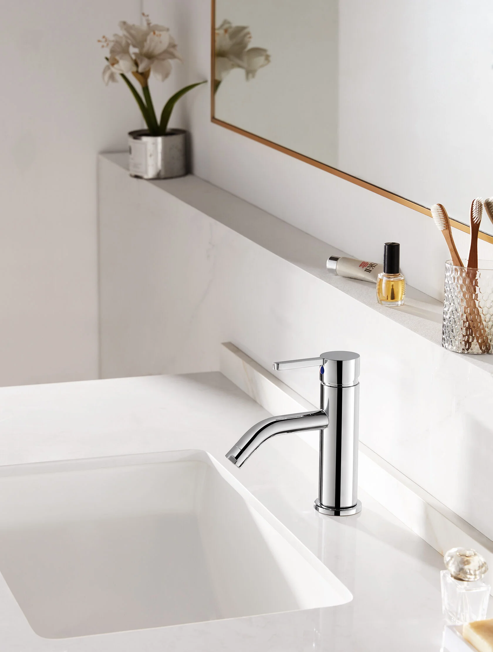 Смеситель для раковины ARROW AG4105, хром