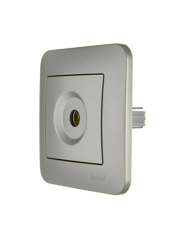 Розетка телевизионная оконечная TV СП ASTI IP20 в сборе платина. LEZARD 7081-3535-130