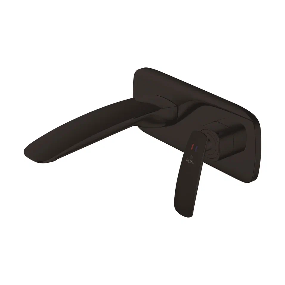 Смеситель для раковины встраиваемый Rose R11H R1141H, черный