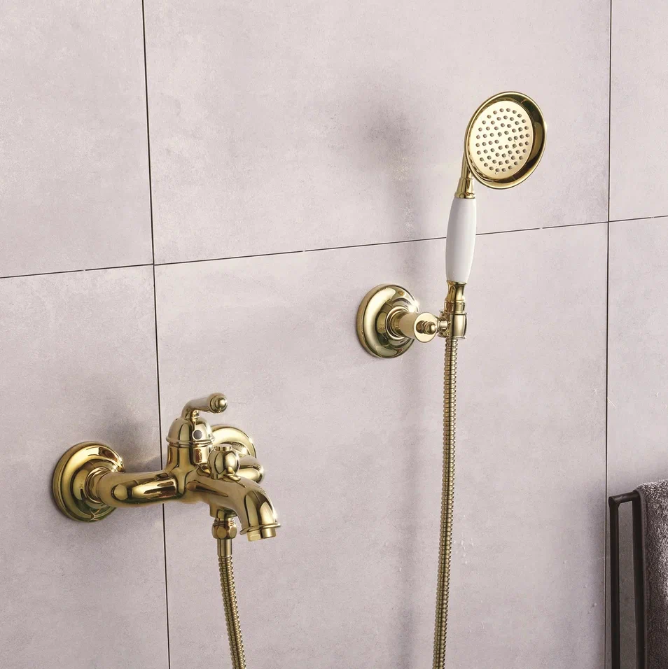 Смеситель для ванны Rose R0202E, золото